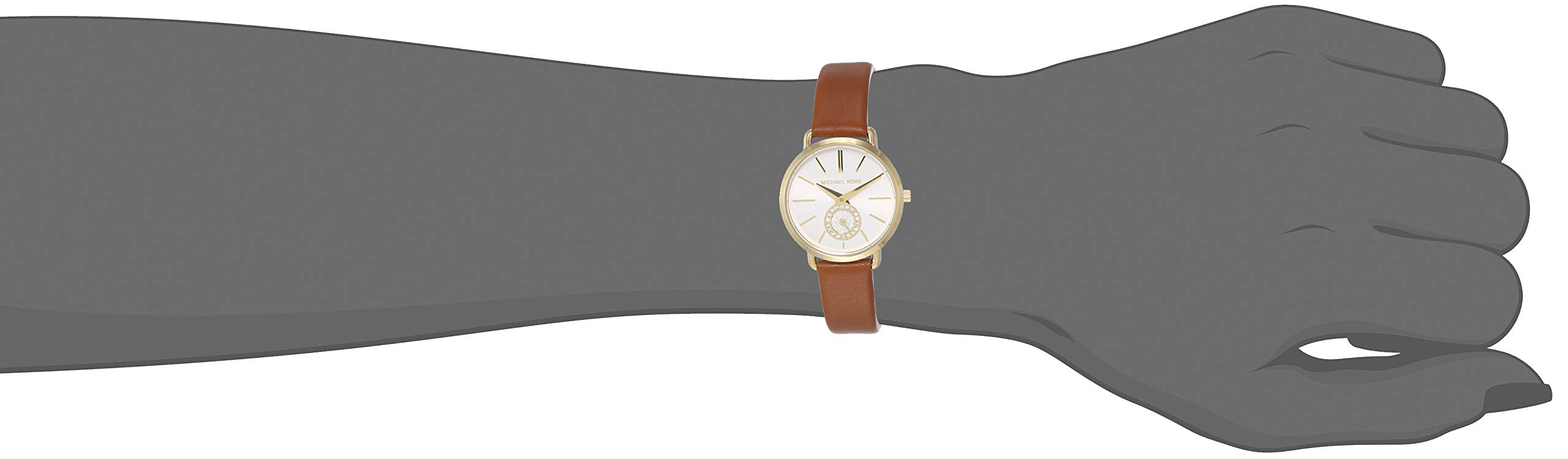 Michael Kors Women's Portia Three-Hand Stainless Steel Watch