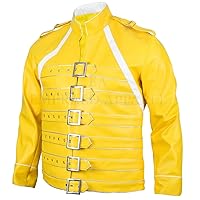 Men's Freddie Jacket Mercury-Freddie Rock star Jakcet Leather-Freddie Faux Leather Jacket Mercury Concert
