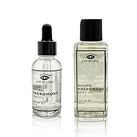 Eye of Love Natural Female pheromone Body Oil and Hair Oil to attract men and hydrate your skin and hair for his gentle touch. 4 Fl Oz - 1 Fl Oz