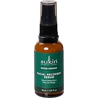 Sukin - Super Greens Facial Recovery Serum, Enhances Skins Radiance, 1.01 fl oz 30 mL