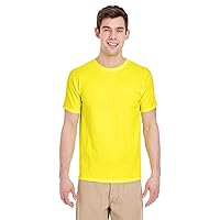 Men's Taping T-Shirt, Neon Yellow, Large