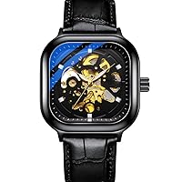 Men's Watch Automatic Watch Sports Watch Leather Mechanical Watch Waterproof Luminous