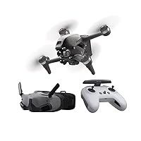 DJI FPV Explorer Combo (Goggles Integra), FPV Drone with Camera for Immersive Flight Experience, 4K/60fps, 10km HD Low-Latency Video Transmission, Emergency Brake and Hover, FAA Remote ID Compliant