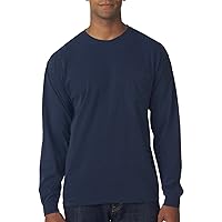 Comfort color mens C4410 Heavyweight Long Sleeve Pocket T-Shirt