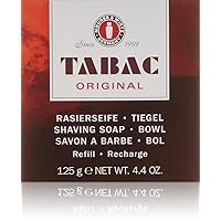 Tabac Original By Maurer & Wirtz For Men Shaving Soap Bowl Refill, 4.4-Ounces