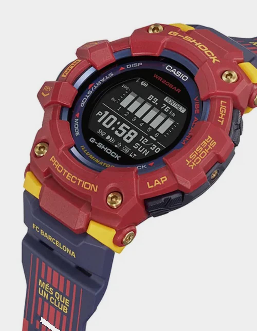 G-Shock Unisex GBD100BAR-4 Barcelona Match Day Watch