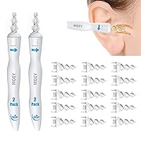 Ear Wax Removal，Earwax Remover Safe Ear Wax Removal Tool,Effective and Comfortable Spiral Ear Wax Removal Solution.Ear Cleaner with 16 Pcs Soft and Flexible Replacement Tips for Everyone