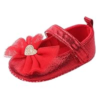 Girl Baby Shoes Walkers Comfortable Fashion First Shoes Kid Butterfly-Knot Baby Shoes Size 8 Girls Shoes