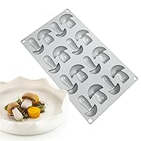 Mini Cake Moulds,Chocolate Silicone Molds,24 Cavity Easter Rabbit Silicone Mold Fondant Cake Mold Holiday DIY Baking Tool for Making Chocolate, Candy, Soap