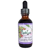 Herb Lore Goats Rue Tincture - Non Alcohol - 2 fl oz - Goat's Rue Lactation Supplement for Breast Milk Supply Increase