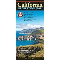 California, The Golden State, Recreation Map, 2022 Edition (Benchmark Recreation Maps)