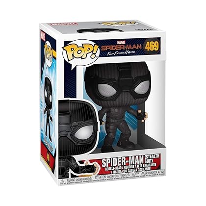 Funko Pop! Marvel: Spider-Man Far from Home - Spider-Man Stealth Suit, Multicolor, Standard