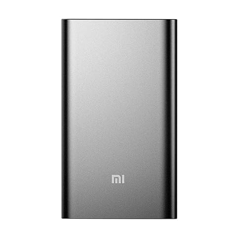 Portable Charger, Xiaomi Mi Slim Power Bank Pro 10000mAh, 18W Fast Charging Aluminum Battery Pack for iPhone X 8 7 6 Samsung Galaxy S9 S8 S7 Android. Fast rechargeable via USB-C port