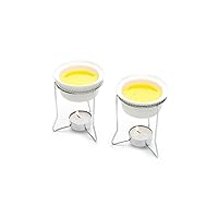 Nantucket Seafood Ceramic Butter Warmers, Set of Two,2 ounce