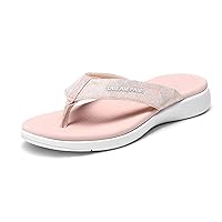 DREAM PAIRS Women's Arch Support Flip Flops Comfortable Soft Cushion Thong Sandals Casual Indoor Outdoor Walking Beach Summer Shoes