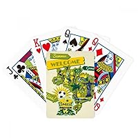 Welcom Brazil Summer Soccer Poker Playing Magic Card Fun Board Game