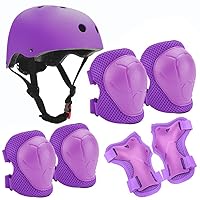 Children's Sports Protective Gear, Balance Bike Roller Skating, Knee and Elbow Protection, Bicycle Helmet Set of 7 Pieces