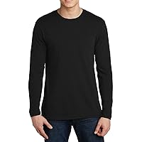 Mens Long Sleeve Tee Shirt for Athletic Wear Crew Neck T-Shirt for Men