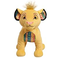 Just Play Disney The Lion King 30th Anniversary Simba Large Plush Stuffed Animal, 12-inch Plushie, Lion, Kids Toys for Ages 2 Up