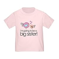 CafePress I'm Going to Be Big Sister Whimsy Bird Toddler Tee