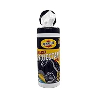 Pennzoil 7x8 in. Automotive Interior Protectant Wipes, Protects Cars, Motorcyles and Trucks Interior Trim, 35 Wipes, New Car Scent