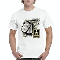 Proud U.S. Army Sister Tag US Army People Army Wives Army Men Men's T-Shirt Tee Large White