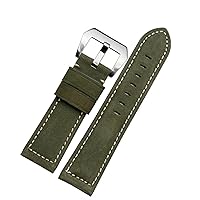 20mm 22mm 24mm 26mm Genuine Leather Retro man Watch Band for Panerai PAM111 441 cowhide Watchband Wrist Strap