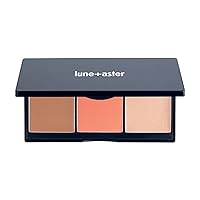 Lune+Aster Orion Creamy Cheek Trio - Ultra-blendable cream bronzer, blush and highlighter trio