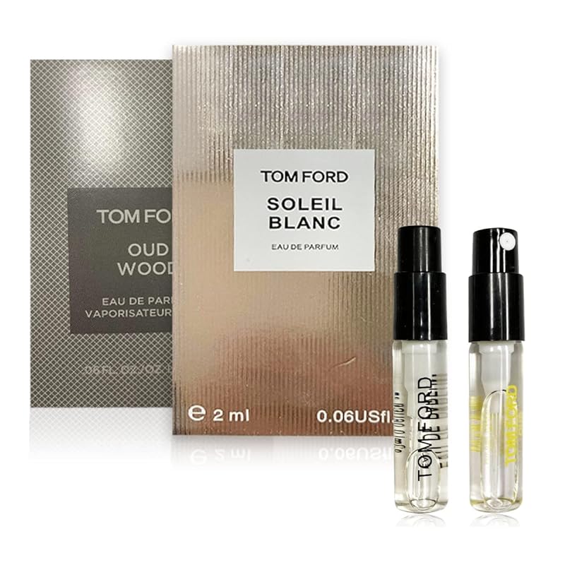 Mua HOONKOSE TOMFORD OUD WOOD + TOMFORD SOLEIL BLANC Eau De Parfum,2 Pcs  Luxury High End Perfume Vial Sampler for women and men-1.5 Ml/0.05 Oz trên   Mỹ chính hãng 2023