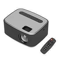1080P Full HD Video Projector, Mini Projector Portable with Remote Control, Smart Projector for Home Theater Outdoor Movies, Compatible with TV Stick, HDMI, USB, AV, 100‑240V (US
