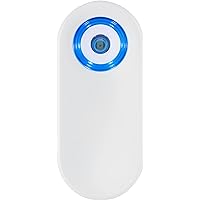 power gear Decoy Security Camera, Battery Operated, Flashing Blue LED Light, Easy to Install, Fake Surveillance, Home Protection, Indoor or Outdoor Security, White, 61867