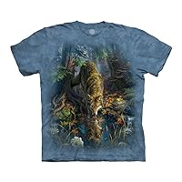 The Mountain Men's Enchanted Wolf Pool T-Shirt