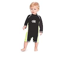 Boys' Sunsuit/Swimsuit with Snap Buttons at The Crotch