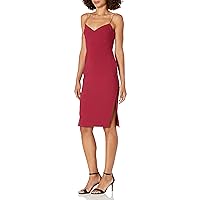 LIKELY Women's Caprio Favorite Stretch Corset midi Cocktail Dress, Rumba red, 10