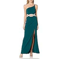 Speechless Women's One Shoulder Maxi Party Dress