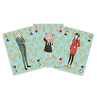 Crunchyroll - Spy x Family - 52 Playing Cards - Poker Card Game Deck Playing Cards - Original & Licensed