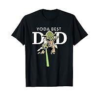 STAR WARS Yoda Lightsaber Best Dad Father's Day T-Shirt