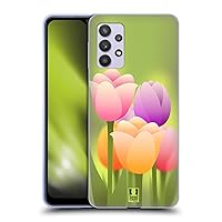 Head Case Designs Tulip Romantic Flowers Soft Gel Case Compatible with Samsung Galaxy A32 5G (2021)