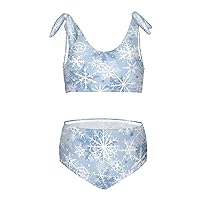 Girls Swimsuit Two Piece Swimwear Bathing Suit for Girls Tankini Bikini Set Size 3-12T