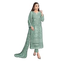 Xclusive Indian Style Ready to wear straight salwar kameez suit for women's With Beautifull Dupatta