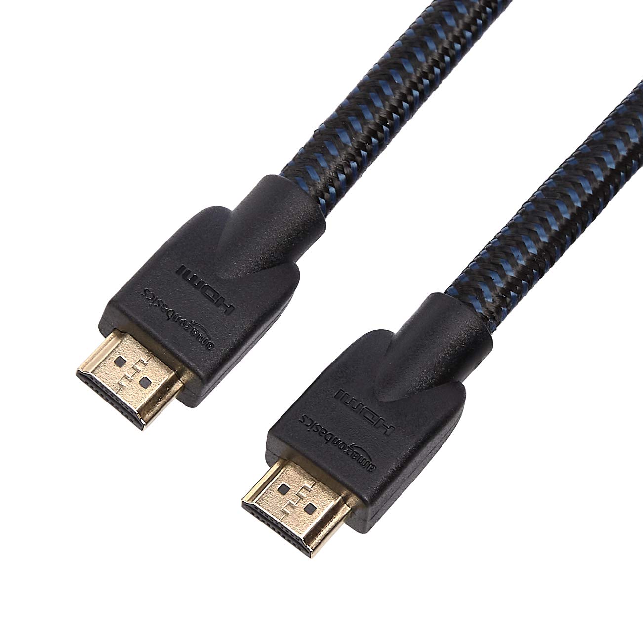 Amazon Basics High-Speed HDMI Cable (18Gbps, 4K/60Hz) - 15 Feet, Nylon-Braided for Television