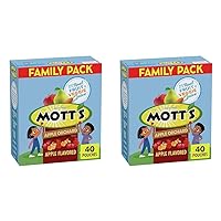 Mott's Fruit Flavored Snacks, Apple Orchard, Gluten Free, 40 ct (Pack of 2)