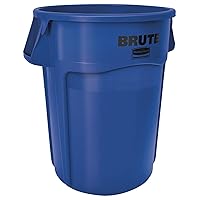 Brute Round Container Color: Blue, Size: 44 Gallon