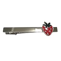 Colorful Strawberry Fruit Tie Clip