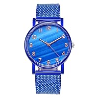 Vintage Disc Quartz Watch for Women, Fashion Casual Silicone Belt Analog Wrist Watch, Gift for Wife, Daughter and Friends
