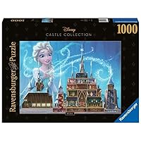 Ravensburger Disney Castle Collection: Elsa 1000 Piece Jigsaw Puzzle for Adults - 17333 - Every Piece is Unique, Softclick Technology Means Pieces Fit Together Perfectly, 27 x 19.5 inches