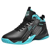 Four Season Style New Large Men's High Top Basketball Shoes, Anti-Skid and Wear-Resistant Sports Shoes for Competition Size39-48