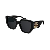 Gucci Geometric Sunglasses GG0956S 003 Black/Gold 54mm 956