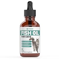 Fish Oil for Cats | Supports Joint Function, Skin, Coat, Heart Health | Cat Fish Oil | Cat Fish Oil Supplement | Omega 3 Fish Oil | Omega Fish Oil | Cat Omega Oil | Cat Skin and Coat Supplement | 1 oz