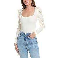 7 For All Mankind Long Sleeve Square Neck
